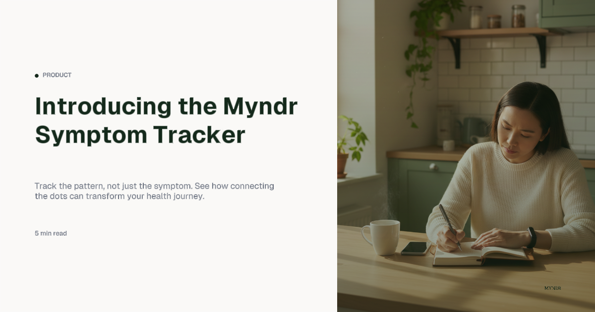 Introducing the Myndr Symptom Tracker