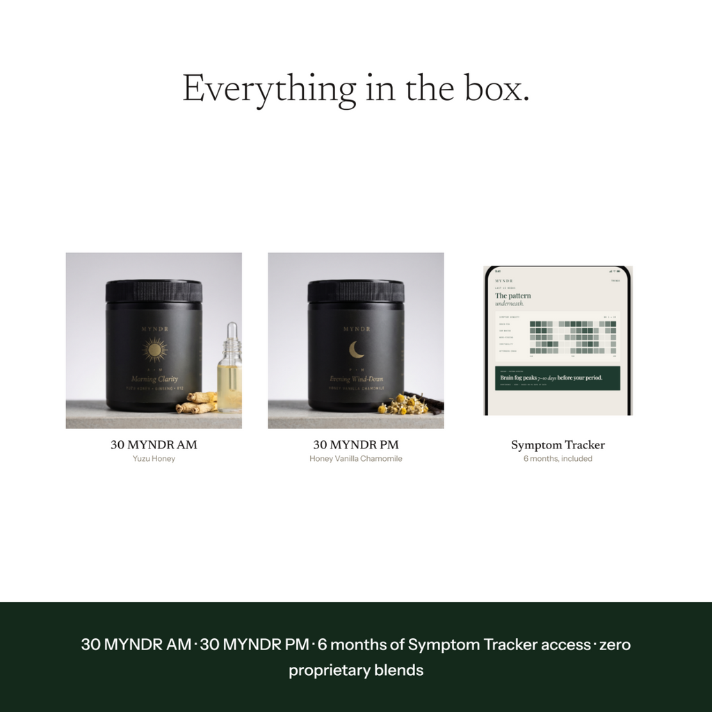 MYNDR - AM & PM Formula for Perimenopause Cognitive Support