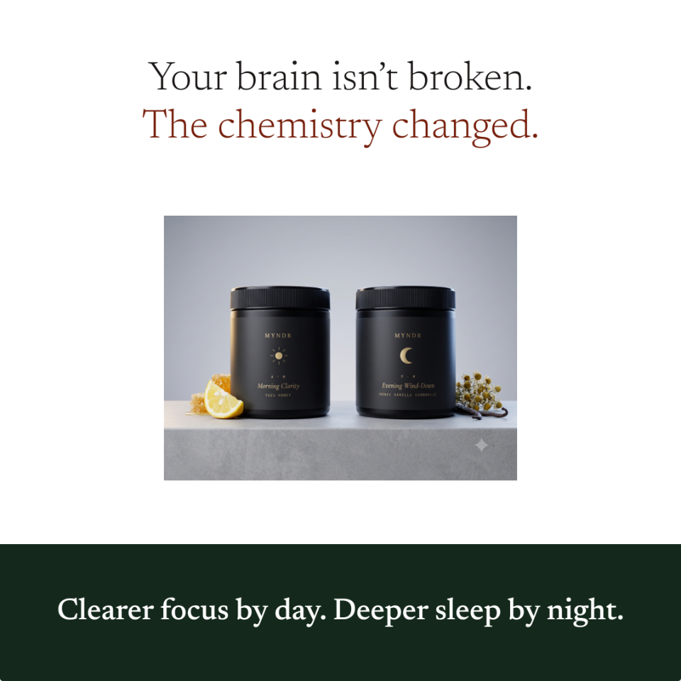 MYNDR - AM & PM Formula for Perimenopause Cognitive Support